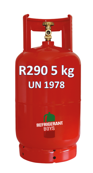 Cylinder 5 Kg Gas R290 Refrigerant Boys