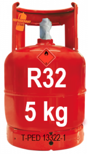 R32 - Gase und Kältemittel in Flaschen