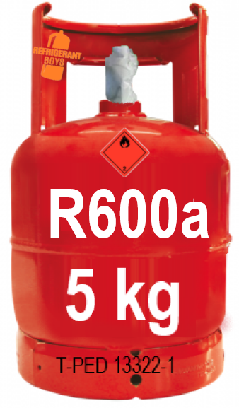Raccord pour bouteille de fluide en laiton R600a - R290 - R1234yf